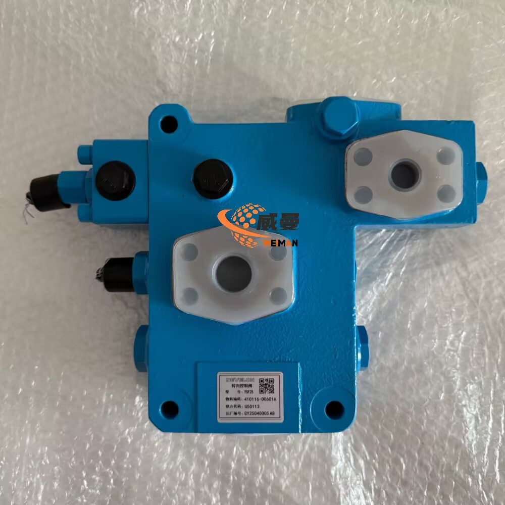 Doosan Steering Control Valve 410116-00601 Hydraulic Control Part for SD300n Wheel Loader-1