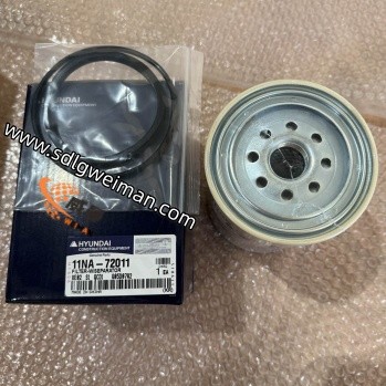 Hyundai Excavator Parts Genuine FILTER-FUEL 11NANA-72011 for R210LC7 R210LC3 R220-9S R225-7 R330LC9S R300LC9S