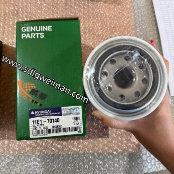 Hyundai Excavator Parts Genuine 11E1-70140 FILTER-OIL for R210LC7 R210LC3 R220-9S R225-7 R330LC9S R300LC9S